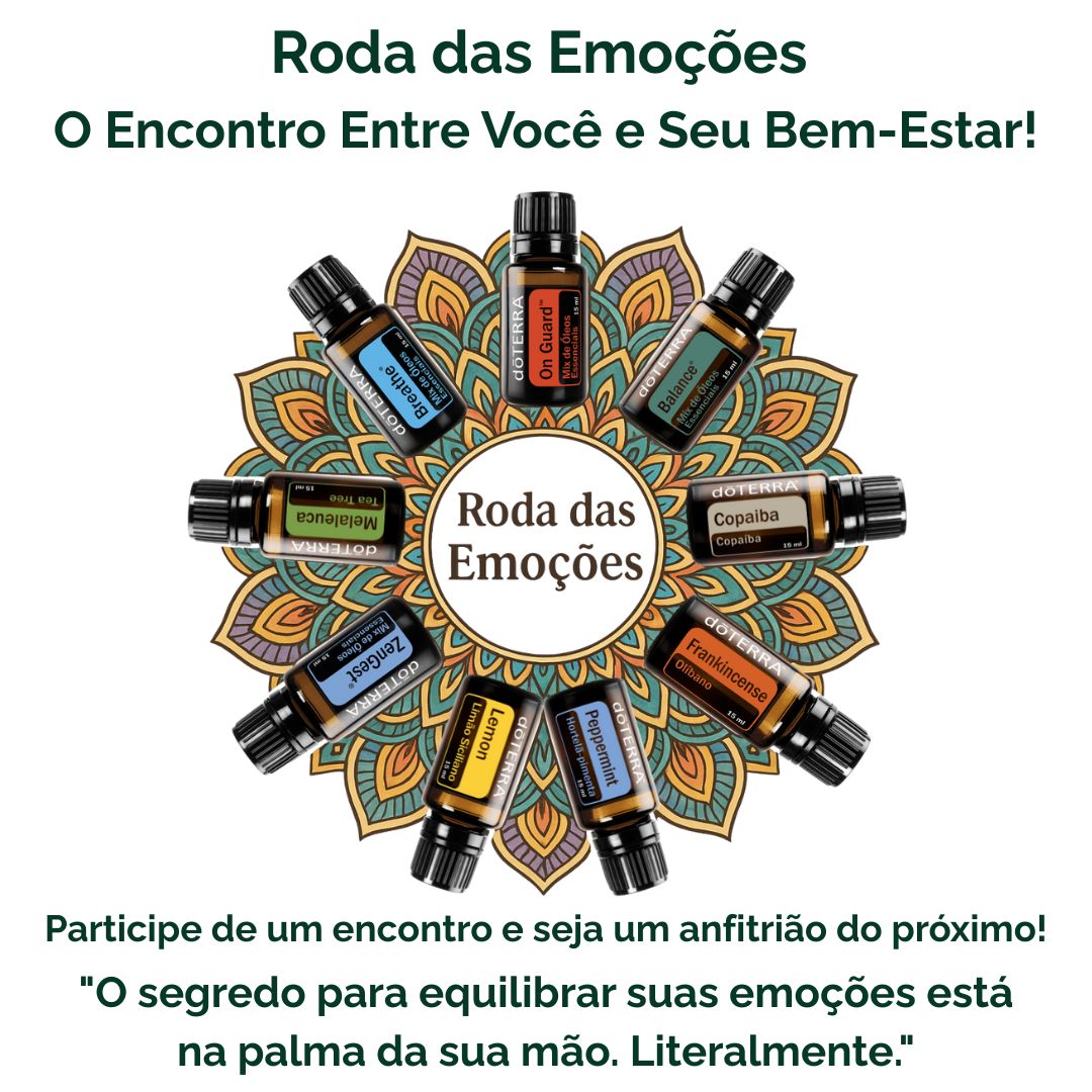 Setup circular da Mandala Roda das Emoções